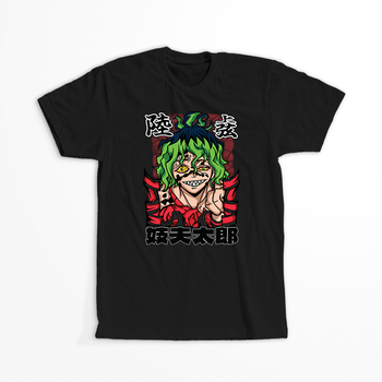 Koszulka Czarna Demon Slayer / Kimetsu no Yaiba / Miecz zabójcy demonów - WYBIERZ KOLOR KOSZULKI I FASON