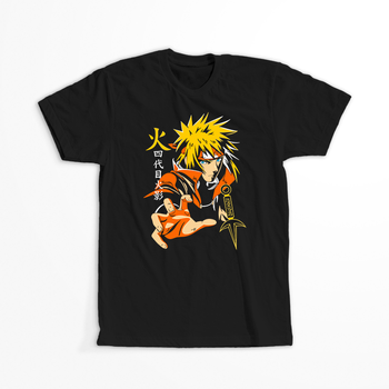 Koszulka Czarna Naruto / Boruto - WYBIERZ KOLOR KOSZULKI I FASON