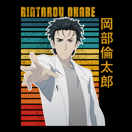 Koszulka Biała - Steins;Gate - WYBIERZ KOLOR KOSZULKI I FASON