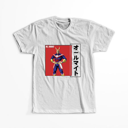 Koszulka Biała My Hero Academia / Akademia bohaterów - WYBIERZ KOLOR KOSZULKI I FASON