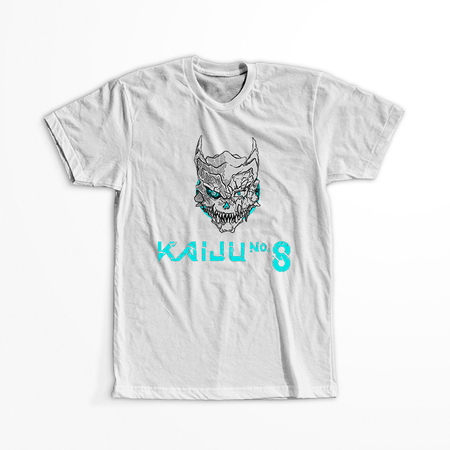 Koszulka Biała - Kaiju No.8 - WYBIERZ KOLOR KOSZULKI I FASON