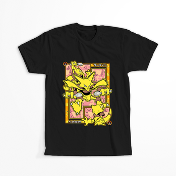 Koszulka Czarna - Pokemon x Naruto - WYBIERZ KOLOR KOSZULKI I FASON