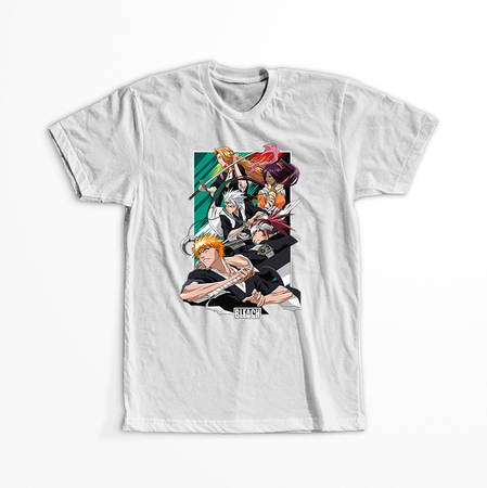 Koszulka Biała Bleach - WYBIERZ KOLOR KOSZULKI I FASON
