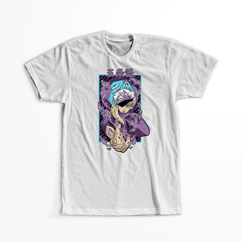 Koszulka Biała Jujutsu Kaisen - WYBIERZ KOLOR KOSZULKI I FASON