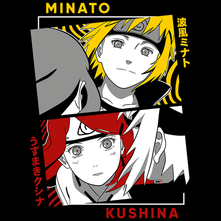 Koszulka Biała Naruto / Boruto - WYBIERZ KOLOR KOSZULKI I FASON