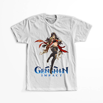 Koszulka Biała Genshin Impact - Dehya - WYBIERZ KOLOR