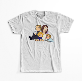 Koszulka Biała Fullmetal Alchemist - WYBIERZ KOLOR KOSZULKI I FASON