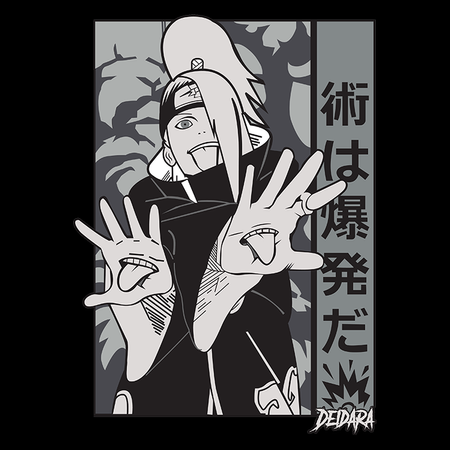 Koszulka Czarna Naruto / Boruto - WYBIERZ KOLOR KOSZULKI I FASON