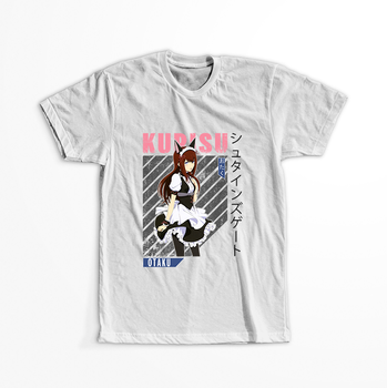 Koszulka Biała - Steins;Gate - WYBIERZ KOLOR KOSZULKI I FASON