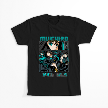 Koszulka Czarna Demon Slayer / Kimetsu no Yaiba / Miecz zabójcy demonów - WYBIERZ KOLOR KOSZULKI I FASON