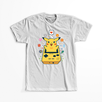 Koszulka Biała - Pokemon - WYBIERZ KOLOR KOSZULKI I FASON