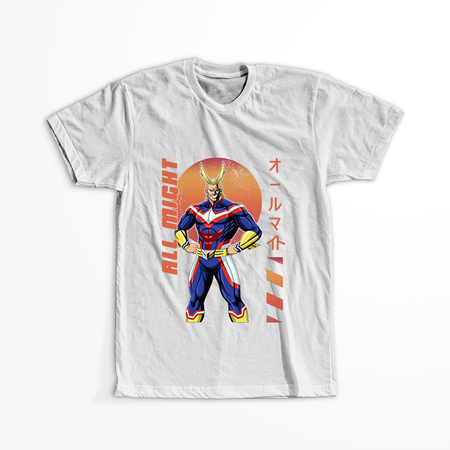 Koszulka Biała My Hero Academia / Akademia bohaterów - WYBIERZ KOLOR KOSZULKI I FASON