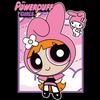 Koszulka Czarna - My Melody  & The Powerpuff Girls - WYBIERZ KOLOR KOSZULKI I FASON