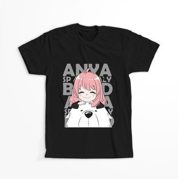 Koszulka Czarna Spy X Family - WYBIERZ KOLOR KOSZULKI I FASON