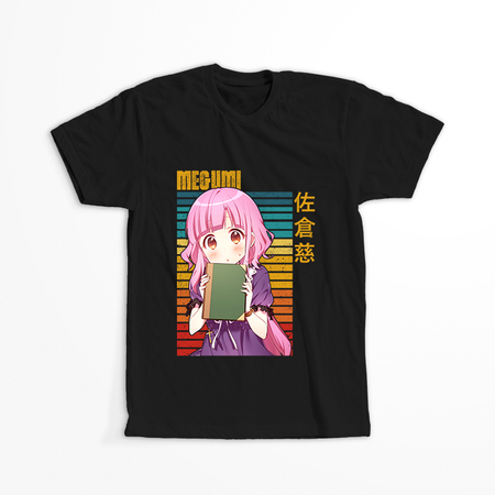 Koszulka Czarna Gakkou Gurashi! - WYBIERZ KOLOR KOSZULKI I FASON