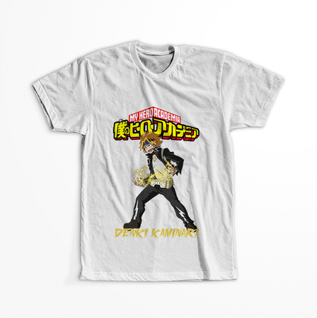 Koszulka Biała My Hero Academia / Akademia bohaterów - WYBIERZ KOLOR KOSZULKI I FASON