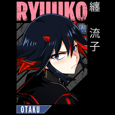 Koszulka Czarna - Kill La Kill - WYBIERZ KOLOR KOSZULKI I FASON