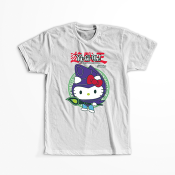 Koszulka Biała - Hello Kitty & Yu-Gi-Oh! - WYBIERZ KOLOR KOSZULKI I FASON
