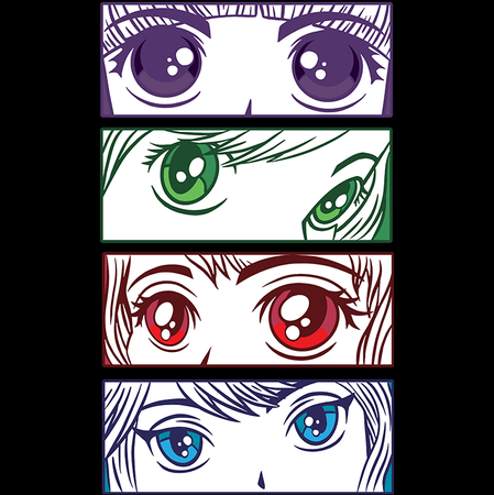 Koszulka Anime art WYBIERZ KOLOR KOSZULKI I FASON