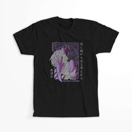 Koszulka Czarna My Hero Academia / Akademia bohaterów - WYBIERZ KOLOR KOSZULKI I FASON