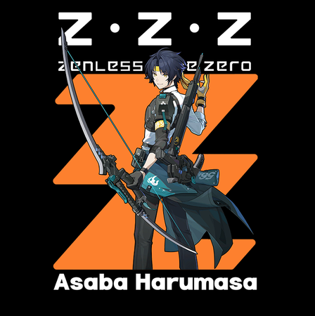 Koszulka Czarna - Zenless Zone Zero - WYBIERZ KOLOR KOSZULKI I FASON