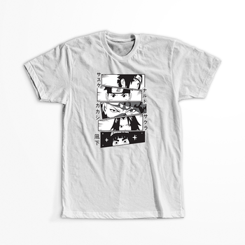 Koszulka Biała Naruto / Boruto - WYBIERZ KOLOR KOSZULKI I FASON