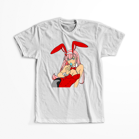 Koszulka Biała Darling in the franxx - WYBIERZ KOLOR KOSZULKI I FASON