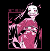 Koszulka Czarna Demon Slayer / Kimetsu no Yaiba / Miecz zabójcy demonów - WYBIERZ KOLOR KOSZULKI I FASON