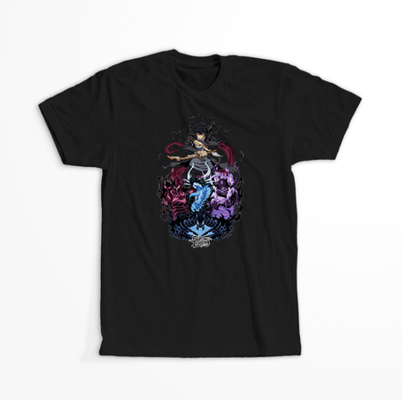 Koszulka Czarna - Solo Leveling  - WYBIERZ KOLOR KOSZULKI I FASON