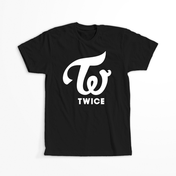 Koszulka Czarna - Twice - WYBIERZ KOLOR KOSZULKI I FASON
