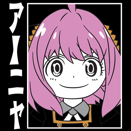 Koszulka Biała Spy X Family - WYBIERZ KOLOR KOSZULKI I FASON