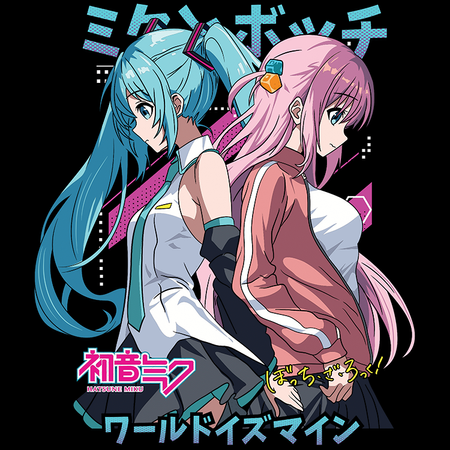 Torba z uszami z Bocchi the Rock! & Hatsune Miku