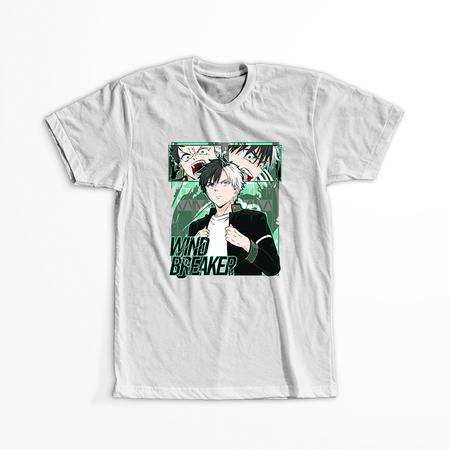 Koszulka Biała Wind Breaker - WYBIERZ FASON I KOLOR KOSZULKI 