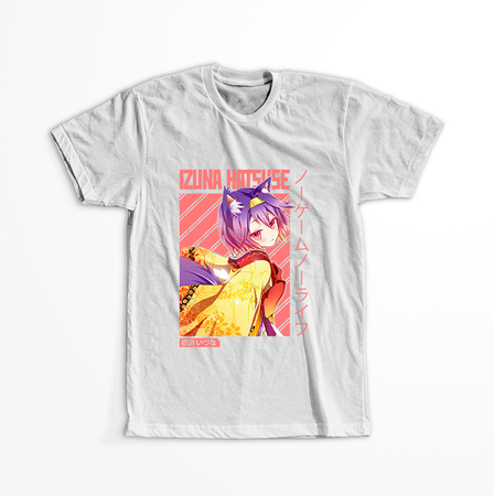 Koszulka Biała No Game No Life - WYBIERZ KOLOR KOSZULKI I FASON