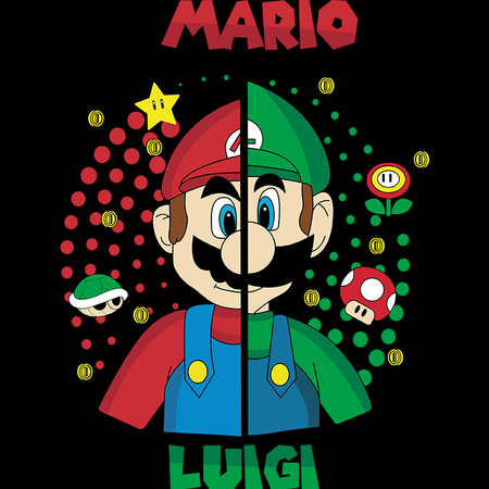 Koszulka Super Mario Bros. WYBIERZ KOLOR KOSZULKI I FASON