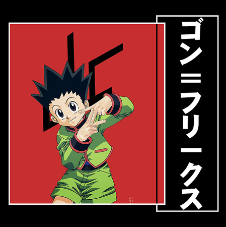 Koszulka Biała Hunter x Hunter WYBIERZ KOLOR KOSZULKI I FASON