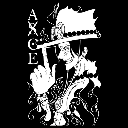 Koszulka Czarna One Piece - WYBIERZ KOLOR KOSZULKI I FASON