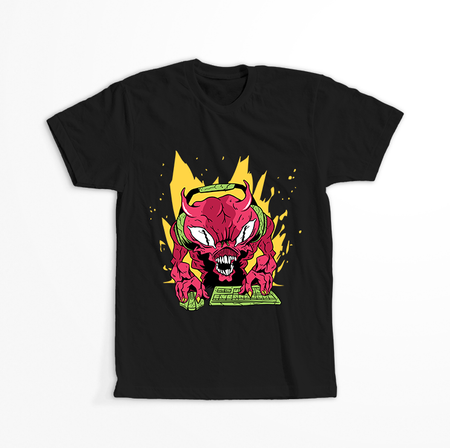 Koszulka Demon gaming WYBIERZ KOLOR KOSZULKI I FASON