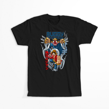 Koszulka Czarna One Piece - WYBIERZ KOLOR KOSZULKI I FASON