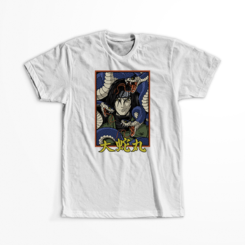 Koszulka Biała Naruto / Boruto - WYBIERZ KOLOR KOSZULKI I FASON