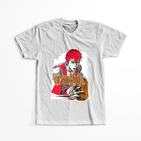 Koszulka Biała Slam Dunk WYBIERZ KOLOR KOSZULKI I FASON