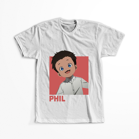 Koszulka Biała - The Promised Neverland - WYBIERZ KOLOR KOSZULKI I FASON