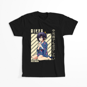 Koszulka Czarna Chuunibyou demo Koi ga Shitai! / Love, Chunibyo & Other Delusions! - WYBIERZ KOLOR KOSZULKI I FASON