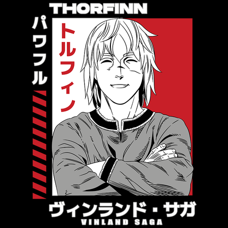 Koszulka Czarna - Vinland saga - WYBIERZ KOLOR KOSZULKI I FASON