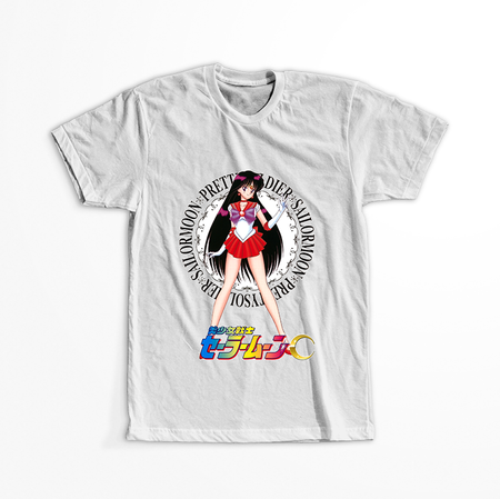 Koszulka Biała Sailor Moon WYBIERZ KOLOR KOSZULKI I FASON