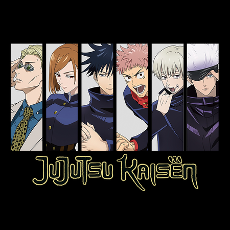 Koszulka Biała Jujutsu Kaisen - WYBIERZ KOLOR KOSZULKI I FASON