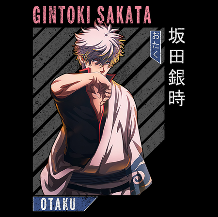 Koszulka Biała Gintama WYBIERZ KOLOR KOSZULKI I FASON