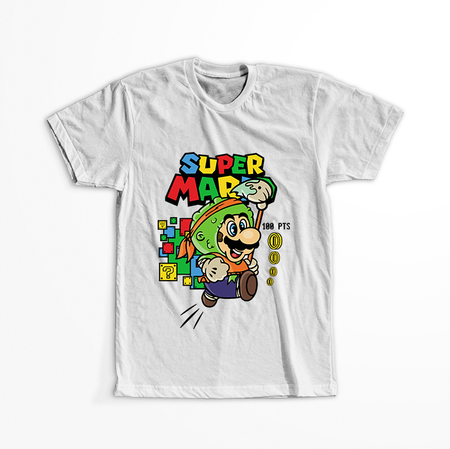 Koszulka Super Mario Bros. WYBIERZ KOLOR KOSZULKI I FASON