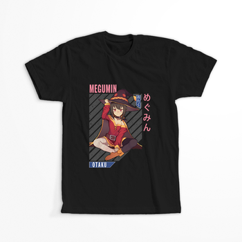 Koszulka Czarna KonoSuba: God's Blessing on This Wonderful World! / Kono Subarashii Sekai ni Shukufuku wo! - WYBIERZ KOLOR KOSZULKI I FASON