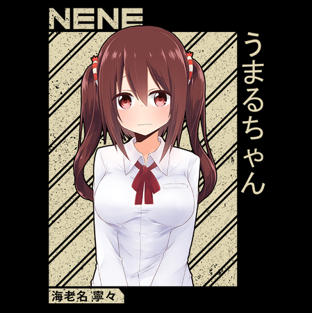 Koszulka Czarna Himoto! Umaru-chan WYBIERZ KOLOR KOSZULKI I FASON